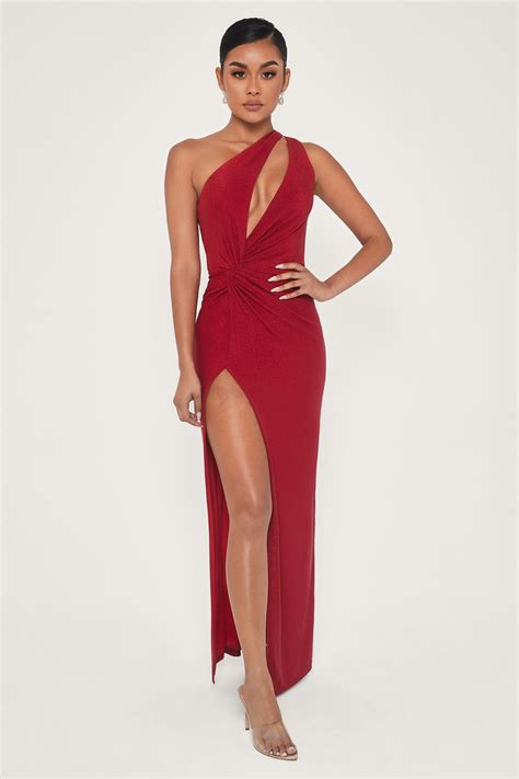 meshki celine red gown|meshki red dress.